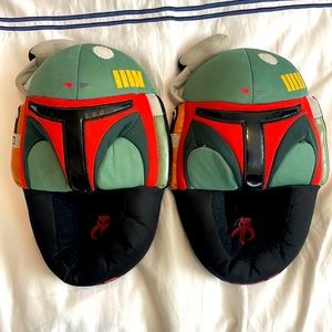 Boba Fett slippers youth size 1-2 Star Wars